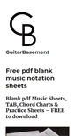 Mobile Screenshot of guitarbasement.com